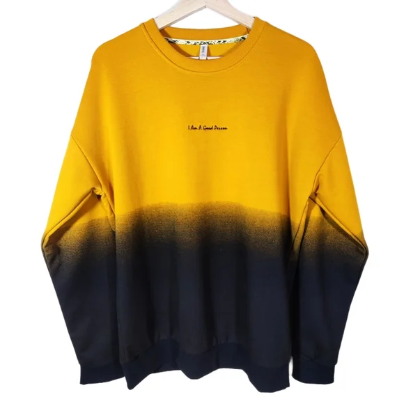 💕HOST PICK Zaful Embroidered color fade sweater - Picture 1 of 4